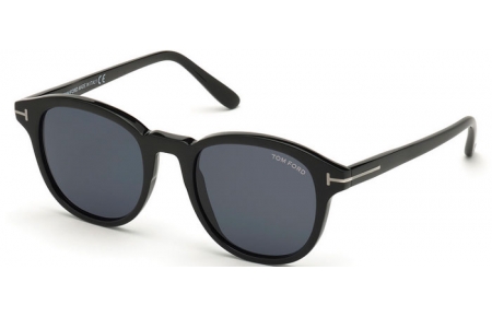 Gafas de Sol - Tom Ford - JAMESON FT0752-N - 01A  SHINY BLACK // GREY