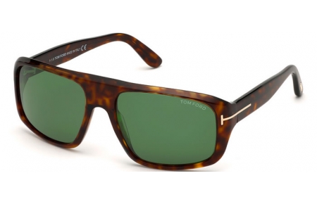 Gafas de Sol - Tom Ford - DUKE FT0754 - 52N  DARK HAVANA // GREEN