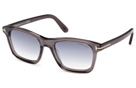 Lunettes de soleil - Tom Ford - BARRON FT1179 - 20B  SHINY GREY // GREY GRADIENT