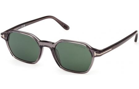 Gafas de Sol - Tom Ford - JOEY-02 FT1301 - 20N  SHINY GREY // GREEN