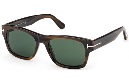 Sunglasses - Tom Ford - SMITH-02 FT1303 - 55N  DARK HAVANA // GREEN
