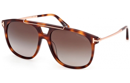 Gafas de Sol - Tom Ford - SAM-02 FT1306 - 53K  HAVANA // ROVIEX GRADIENT