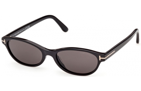 Gafas de Sol - Tom Ford - CHLOE-02 FT1310 - 01A  SHINY BLACK // GREY