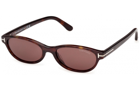 Sunglasses - Tom Ford - CHLOE-02 FT1310 - 52E  DARK HAVANA // BROWN