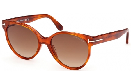 Sunglasses - Tom Ford - TALLULAH-02 FT1311 - 53F  LIGHT HAVANA // BROWN GRADIENT