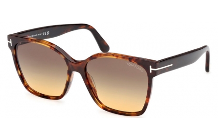 Lunettes de soleil - Tom Ford - IRIS-02 FT1312 - 55B  HAVANA // GREY GRADIENT YELLOW