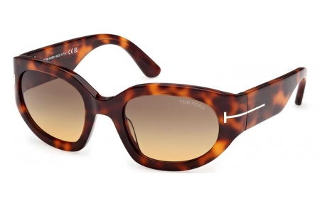 Lunettes de soleil - Tom Ford - ARIZONA-02 FT1313 - 53B  HAVANA // GREY GRADIENT