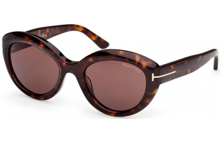 Sunglasses - Tom Ford - STACY-02 FT1316 - 52E  DARK HAVANA // BROWN