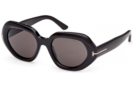 Gafas de Sol - Tom Ford - APRIL-02 FT1317 - 01A  SHINY BLACK // GREY