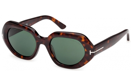 Gafas de Sol - Tom Ford - APRIL-02 FT1317 - 52N  DARK HAVANA // GREEN