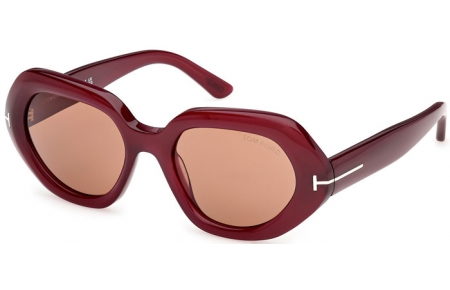 Gafas de Sol - Tom Ford - APRIL-02 FT1317 - 81E  SHINY BORDEAUX // BROWN