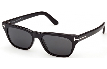 Lunettes de soleil - Tom Ford - PENN-02 FT1362 - 01A  SHINY BLACK // GREY