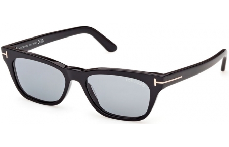 Gafas de Sol - Tom Ford - PENN-02 FT1362 - 05A  SHINY BLACK // LIGHT GREY