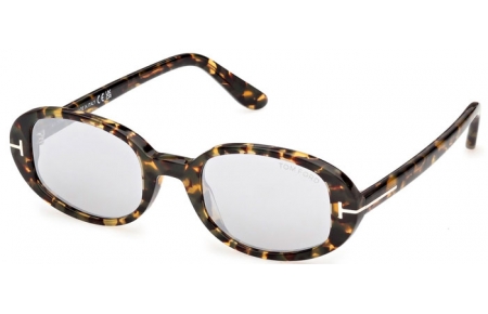 Lunettes de soleil - Tom Ford - IGGY FT1364 - 55C  HAVANA // LIGHT GREY