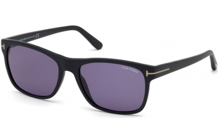 Gafas de Sol - Tom Ford - GIULIO FT0698 - 02V  MATTE BLACK // BLUE