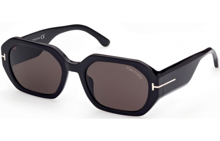 Gafas de Sol - Tom Ford - VERONIQUE-02 FT0917  - 01A  SHINY BLACK // GREY