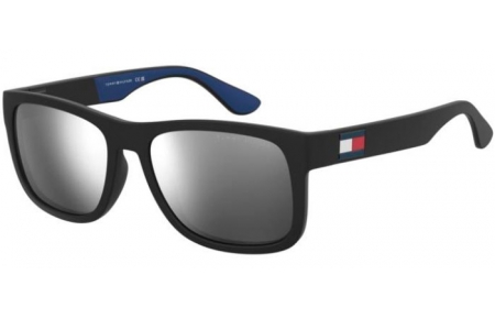 Gafas de Sol - Tommy Hilfiger - TH 1556/N/S - D51 (T4) BLACK BLUE // BLACK MIRROR SILVER