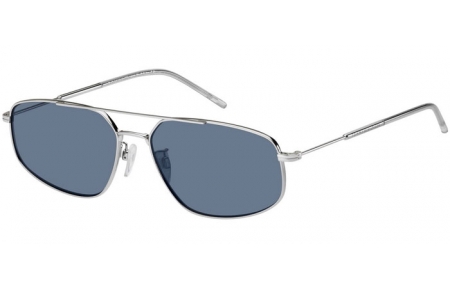 Gafas de Sol - Tommy Hilfiger - TH 1628/G/S - 010 (KU) SILVER // GREY BLUE