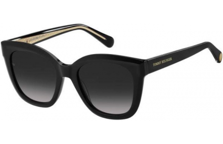 Sunglasses - Tommy Hilfiger - TH 1884/S - 807 (9O) BLACK // DARK GREY GRADIENT