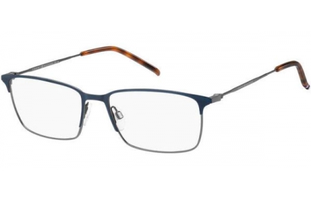 Lunettes de vue - Tommy Hilfiger - TH 1895 - H2T MATTE BLUE DARK RUTHENIUM