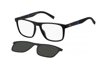 Frames - Tommy Hilfiger - TH 1903/CS - 807 (M9) BLACK // CLEAR + CLIP ON GREY POLARIZED
