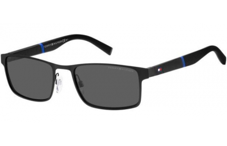 Gafas de Sol - Tommy Hilfiger - TH 1904/S - 003 (IR) MATTE BLACK // GREY BLUE