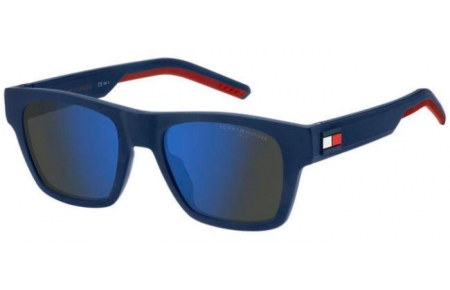 Gafas de Sol - Tommy Hilfiger - TH 1975/S - FLL (ZS) MATTE BLUE // BLUE MULTILAYER HIGH CONTRAST