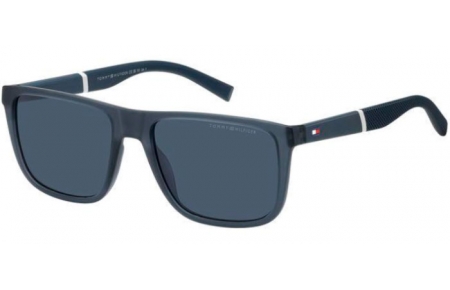Sunglasses - Tommy Hilfiger - TH 2043/S - IPQ (KU) MATTE BLUE // BLUE
