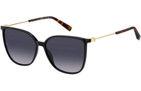 Sunglasses - Tommy Hilfiger - TH 2095/S - 807 (9O) BLACK // GREY GRADIENT