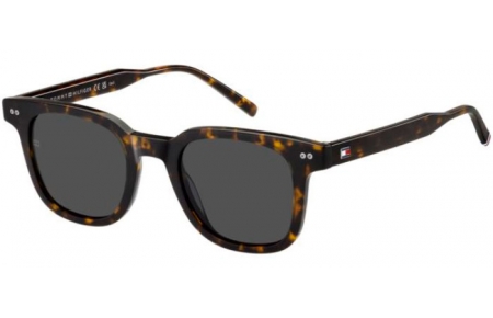 Lunettes de soleil - Tommy Hilfiger - TH 2126/S - 086 (IR) HAVANA // GREY