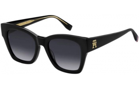 Sunglasses - Tommy Hilfiger - TH 2156/S - 807 (9O) BLACK // DARK GREY GRADIENT