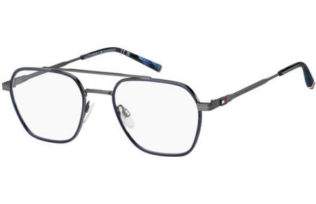Lunettes de vue - Tommy Hilfiger - TH 2193 - R80 STEEL METAL DARK RUTHENIUM