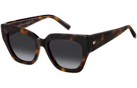 Sunglasses - Tommy Hilfiger - TH 2223/S - 086 (9O) HAVANA // DARK GREY GRADIENT