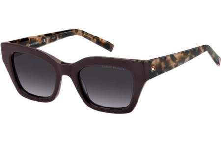Gafas de Sol - Tommy Hilfiger - TH 2264/S - 0T4 (DG) HAVANA PINK // DARK VIOLET GRADIENT