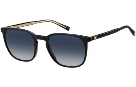 Lunettes de soleil - Tommy Hilfiger - TH 2266/S - 807 (08) BLACK // DARK BLUE GRADIENT