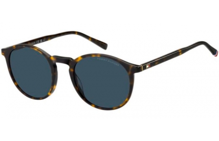 Gafas de Sol - Tommy Hilfiger - TH 2267/S - 086 (KU) DARK HAVANA // BLUE GREY