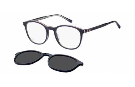 Monturas - Tommy Hilfiger - TH 2268/C - PJP (M9) BLUE // CLEAR + CLIP ON GREY POLARIZED