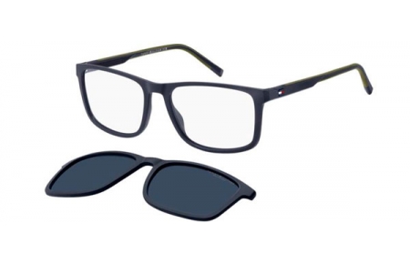 Frames - Tommy Hilfiger - TH 2281/C - RNB (C3) BLUE GREEN // CLEAR + CLIP ON BLUE POLARIZED
