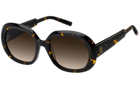 Gafas de Sol - Tommy Hilfiger - TH 2284/S - 086 (HA) DARK HAVANA // BROWN GRADIENT