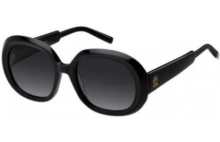 Gafas de Sol - Tommy Hilfiger - TH 2284/S - 807 (9O) BLACK // DARK GREY GRADIENT