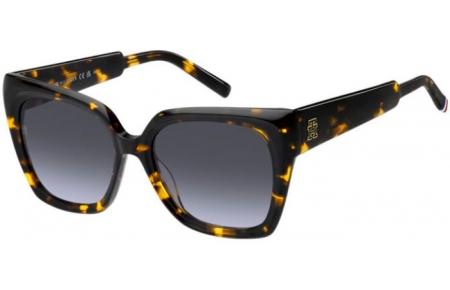 Gafas de Sol - Tommy Hilfiger - TH 2285/S - 086 (08) HAVANA // DARK BLUE GRADIENT