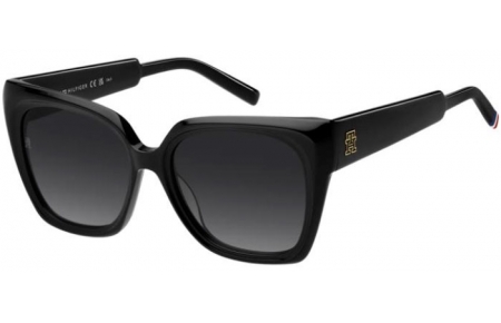 Gafas de Sol - Tommy Hilfiger - TH 2285/S - 807 (9O) BLACK // DARK GREY GRADIENT