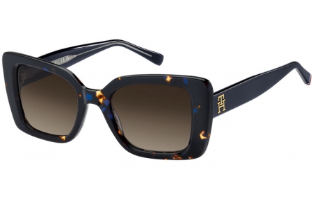 Gafas de Sol - Tommy Hilfiger - TH 2341/S - IPR (HA) HAVANA BLUE // BROWN GRADIENT