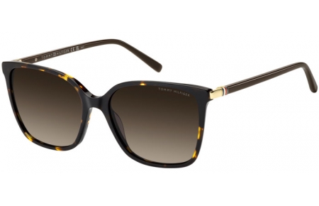 Gafas de Sol - Tommy Hilfiger - TH 2349/S - 086 (HA) DARK HAVANA // BROWN GRADIENT