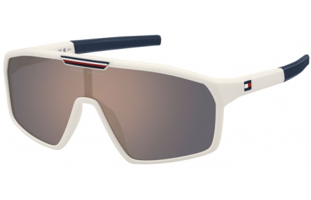 Gafas de Sol - Tommy Hilfiger - TH 2357/S - 6HT (JO) MATTE WHITE // GREY BRONZE MIRROR