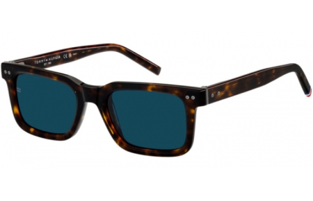 Gafas de Sol - Tommy Hilfiger - TH 85/S - 086 (KU) DARK HAVANA // BLUE