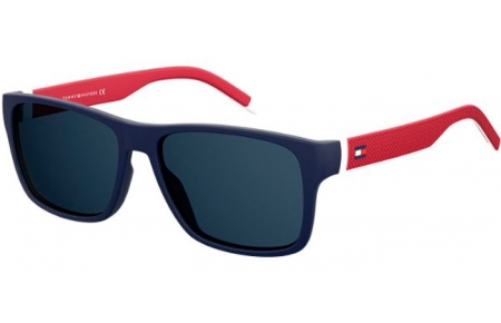 Gafas de Sol - Tommy Hilfiger - TH 1718/S - 8RU (KU) BLUE RED WHITE // BLUE GREY