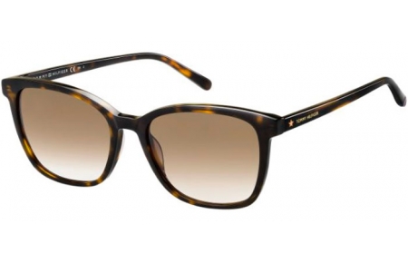 Lunettes de soleil - Tommy Hilfiger - TH 1723/S - 086 (HA) DARK HAVANA // BROWN GRADIENT