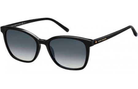 Sunglasses - Tommy Hilfiger - TH 1723/S - 807 (9O) BLACK // DARK GREY GRADIENT