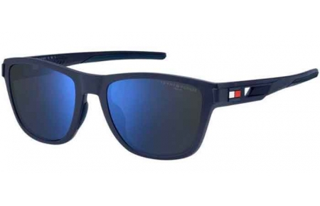 Sunglasses - Tommy Hilfiger - TH 1951/S - R7W (ZS) METALIZED BLUE // BLUE MULTILAYER HIGH CONTRAST
